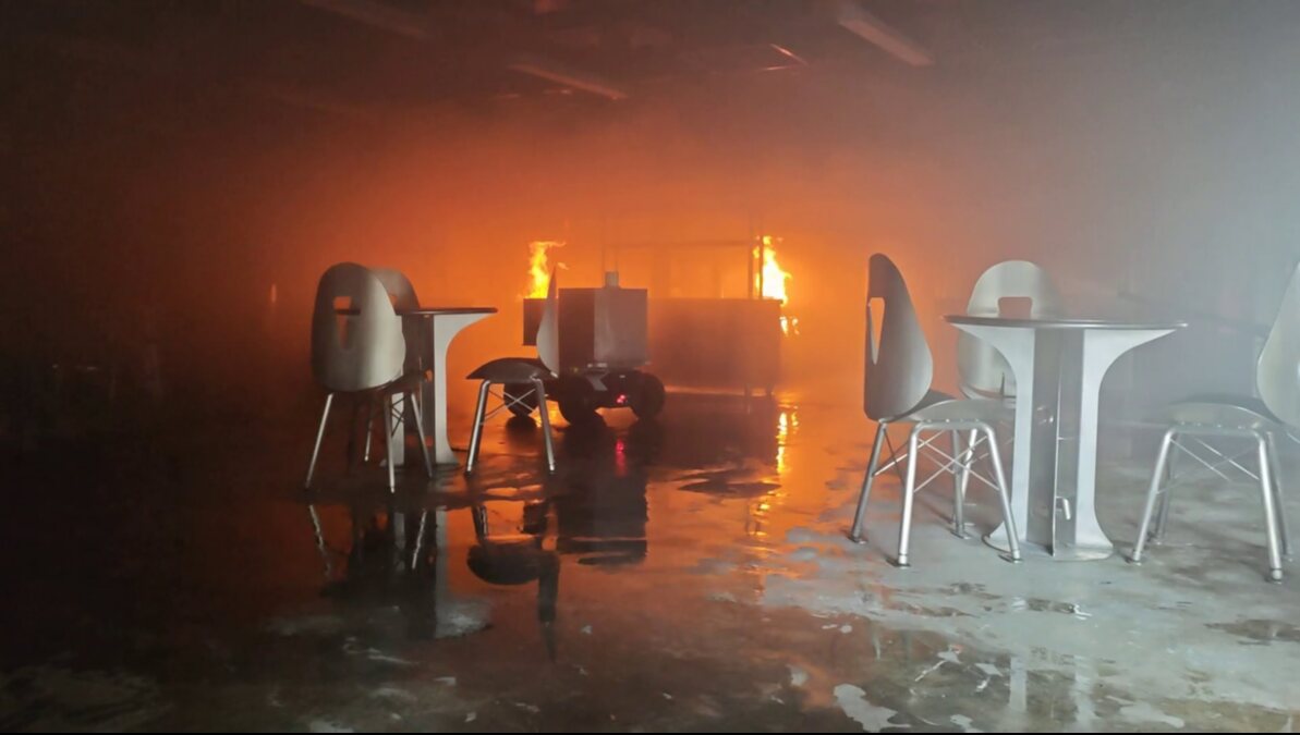 Robust Thermal-Radar-Inertial SLAM for Fireground Environments cover
